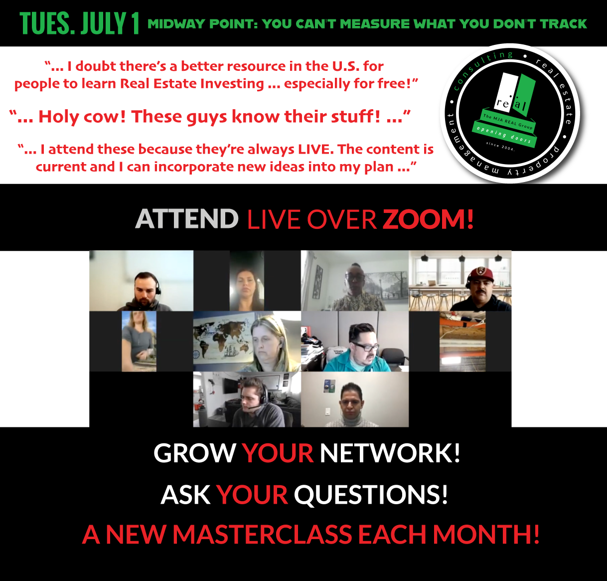 MJA REAL Consulting July 2025 Masterclass