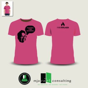 Thanks For Sharing pink tee